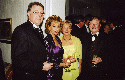 Dr. Wilbert Keon (right) at reception in  Residence